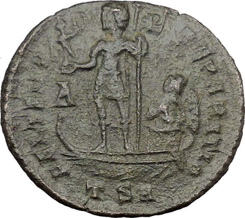 Constans son of Constantine the Great 348AD Large AE2 Ancient Roman Coin i32177