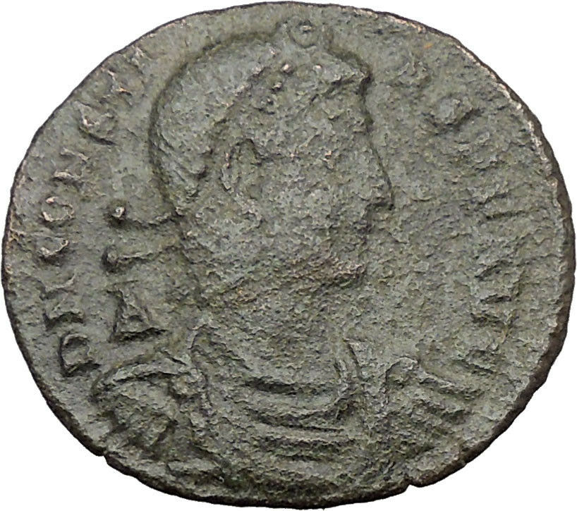 Constans son of Constantine the Great 348AD Large AE2 Ancient Roman Coin i32177