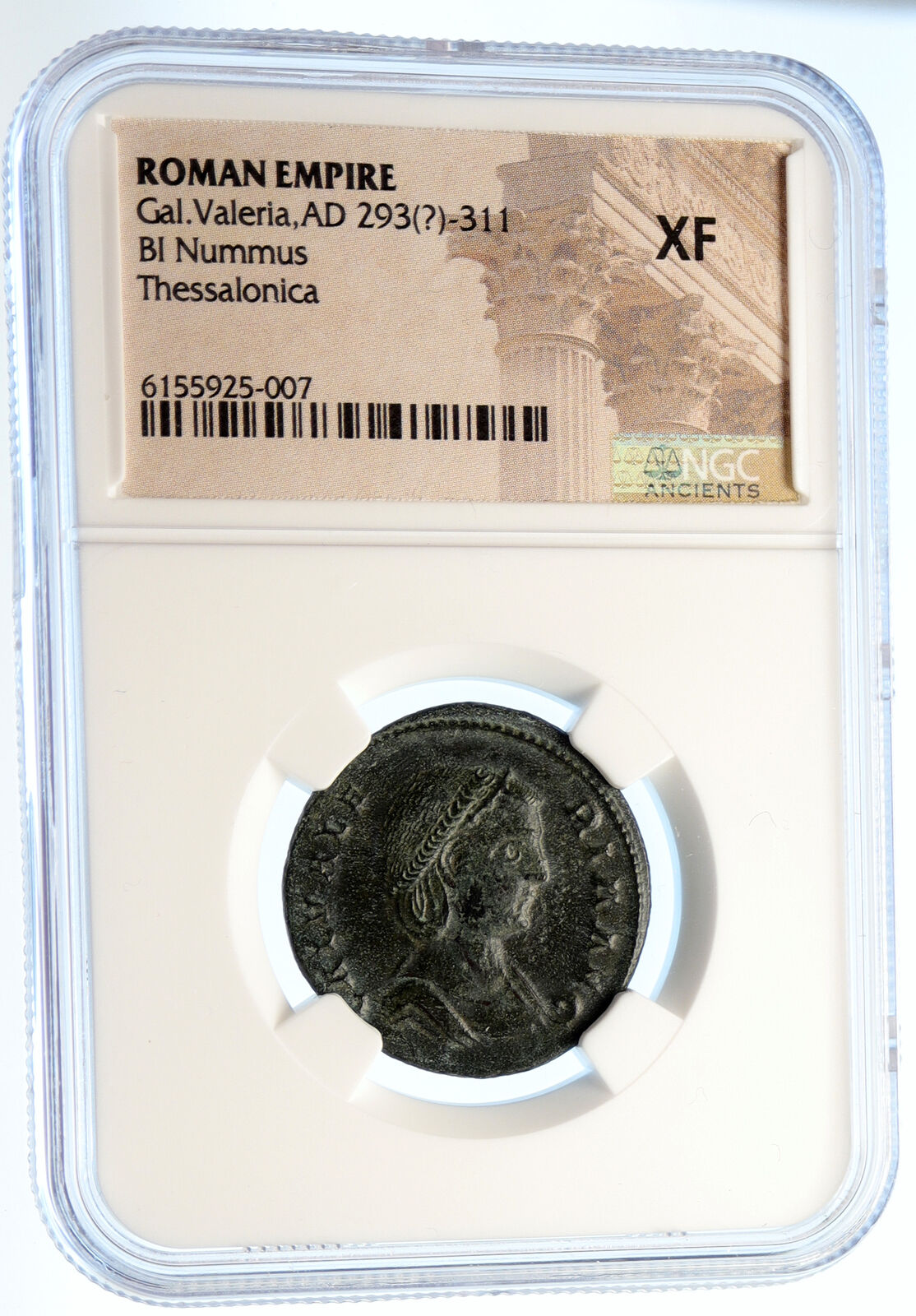 GALERIA VALERIA Daughter of DIOCLETIAN Ancient 308AD Roman Coin VENUS NGC i95593