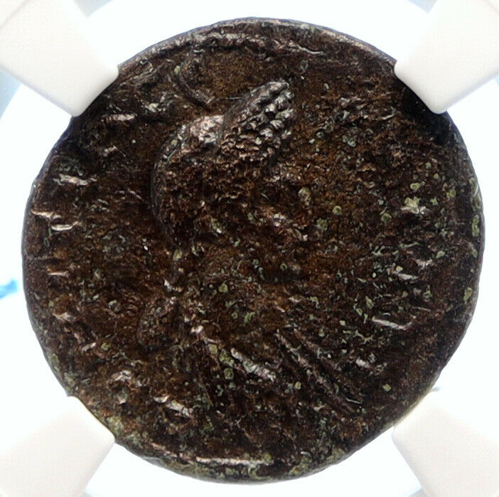 DOMITIA wife of DOMITIAN 81AD Ephesus Ionia ARTEMIS STATUE Roman Coin NGC i95577