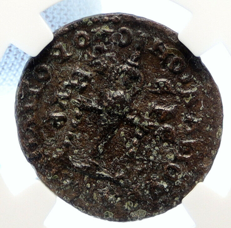 DOMITIA wife of DOMITIAN 81AD Ephesus Ionia ARTEMIS STATUE Roman Coin NGC i95577