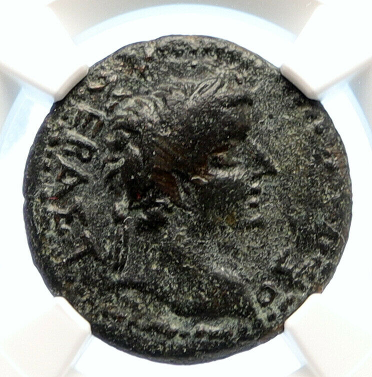 AUGUSTUS Authentic Ancient Antique 27BC Rome Roman Coin DIKAIOSYNE NGC i95582