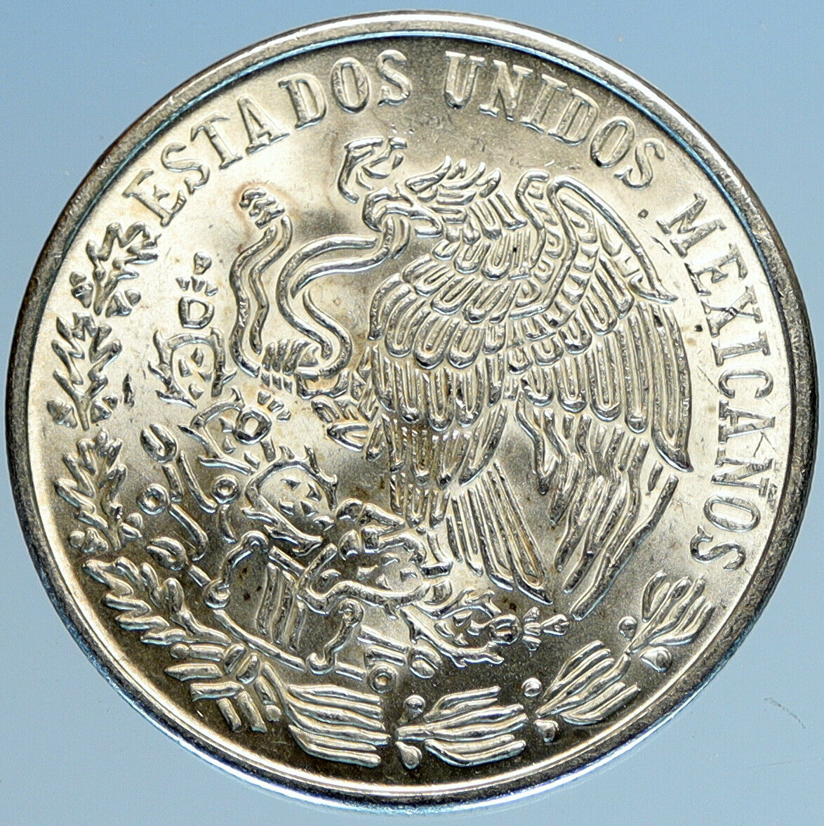 1978 Mexican Independence HERO Jose Maria Morelos Silver 100 Peso Coin i97669