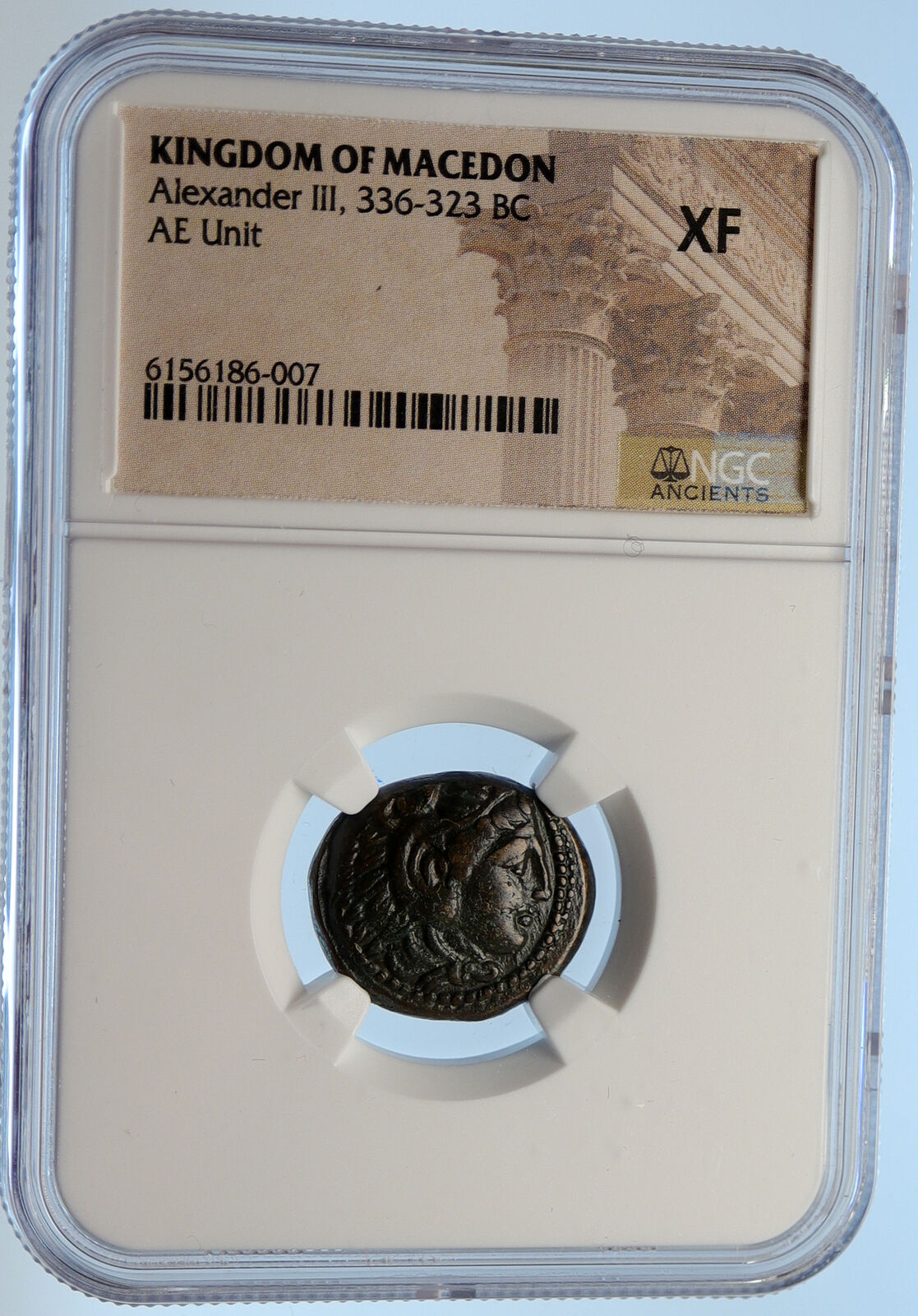 ALEXANDER III the GREAT Hercules Club Macedonia Ancient Greek Coin NGC i95638