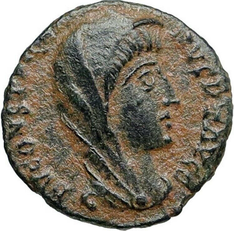 Divus Saint CONSTANTINE I the GREAT 347AD Authentic Ancient Roman Coin i86724