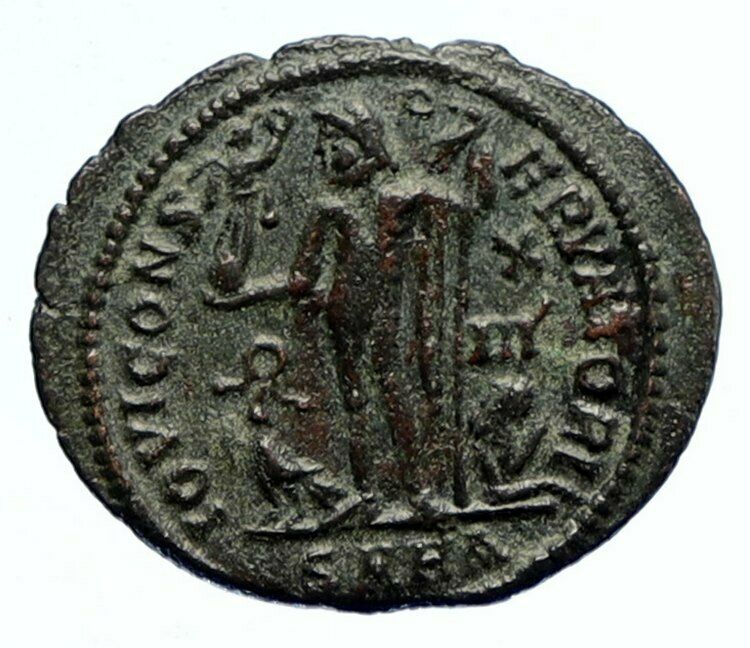 LICINIUS II Constantine the Great Nephew Ancient Roman Coin Victory Zeus i95896