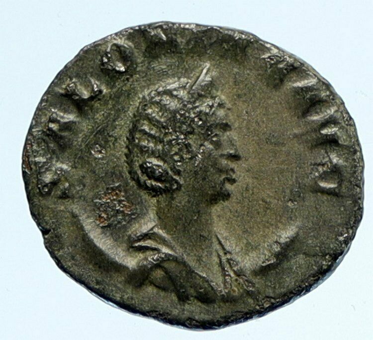 Salonina daughter in law of Valerian I ANCIENT Roman Coin Pietas Loyalty i95899