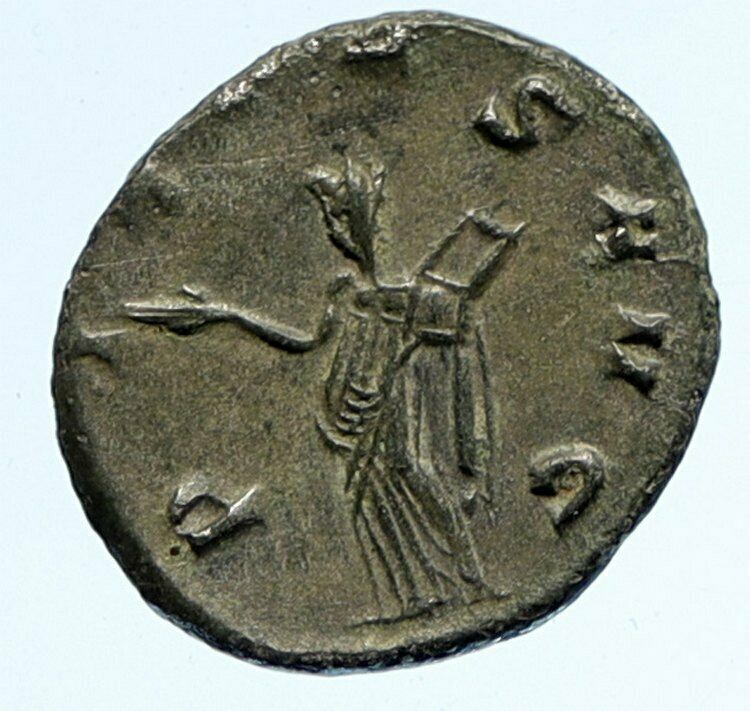 Salonina daughter in law of Valerian I ANCIENT Roman Coin Pietas Loyalty i95899