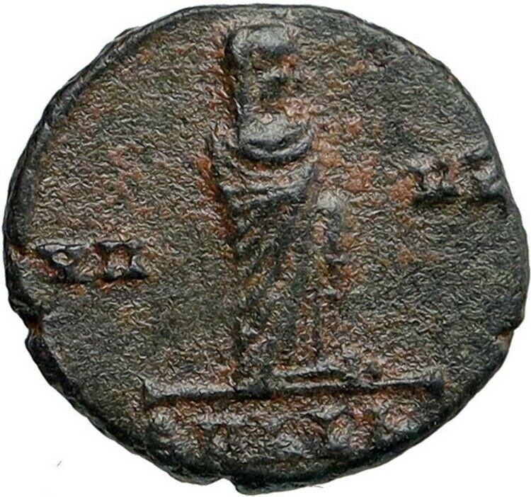 CONSTANTINE I the GREAT Old Roman Coin POSTHUMOUS Christian Deification i86725