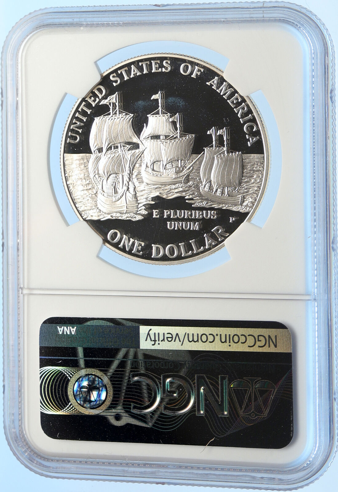 2007 P UNITED STATES US Jamestown 400YR OLD Proof SILVER Dollar Coin NGC i97838