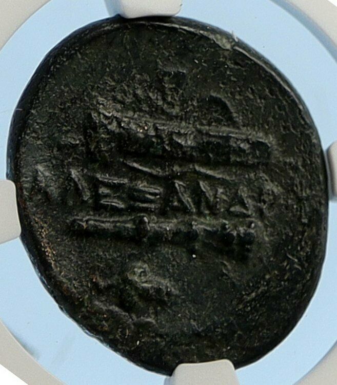 ALEXANDER III the Great LIFETIME 332BC Ancient Greek Coin Macedonia NGC i95639