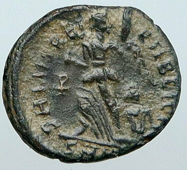 THEODOSIUS I the Great 388AD ANTIQUE Ancient Roman Coin VICTORY ANGEL i88853