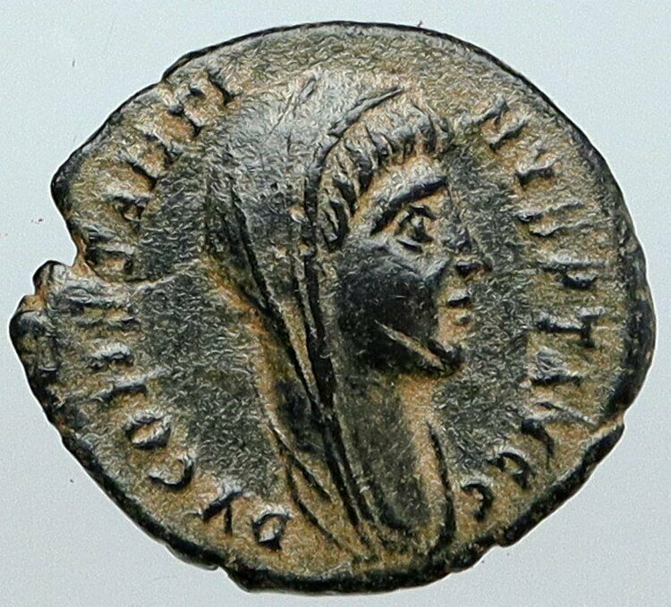 CONSTANTINE I the GREAT Roman Coin POSTHUMOUS OLD Christian Deification i88851