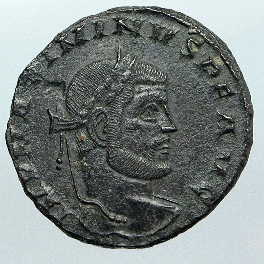 MAXIMINUS II DAIA Authentic Ancient 311AD Genuine OLD Roman Coin JUPITER i88841