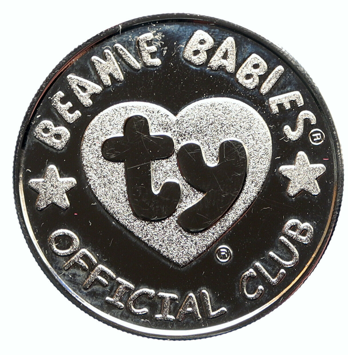 1999 USA Beanie Babies ORIGINAL NINE Flash the Dolphin Proof Silver Medal i96522