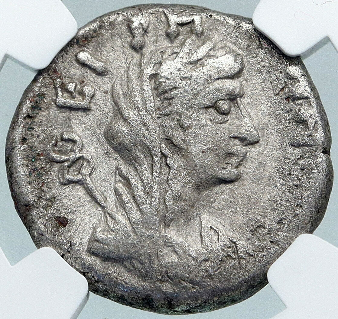 GALBA Rare Alexandria Egypt Tetradrachm Ancient Roman Coin EIRINE NGC i87797