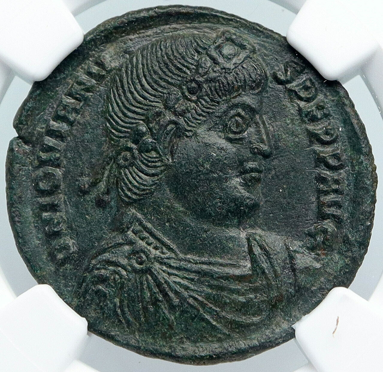 JOVIAN Authentic Ancient 363AD Thessalonica AE1 Genuine Roman Coin NGC i88899