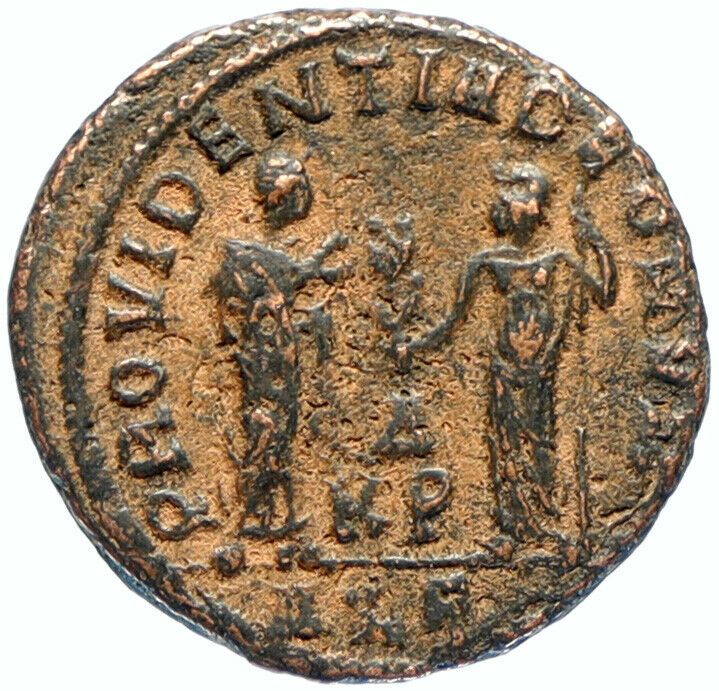 DIOCLETIAN Ancient 308AD Genuine ABDICATION Roman Follis Coin PROVIDENTIA i97507