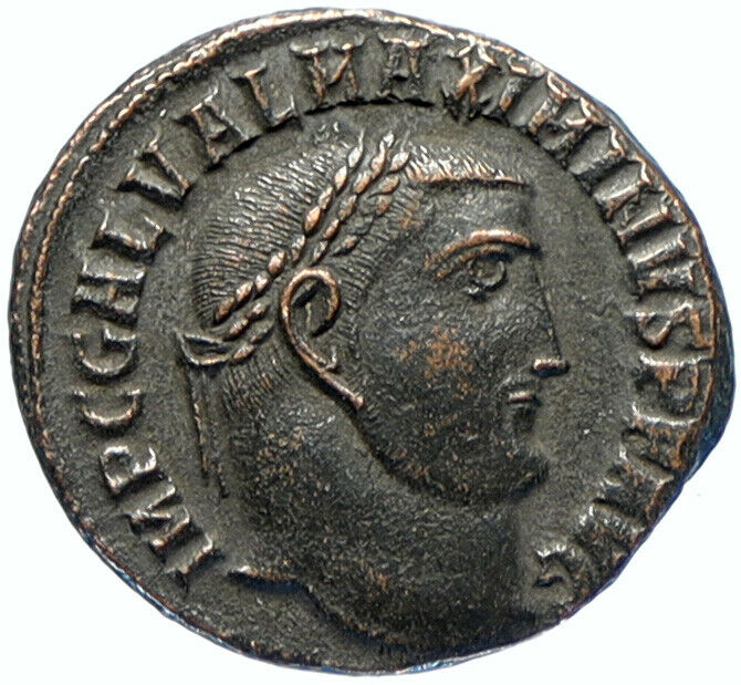 MAXIMINUS II DAIA Authentic Ancient 312AD Genuine OLD Roman Coin GENIUS i97511