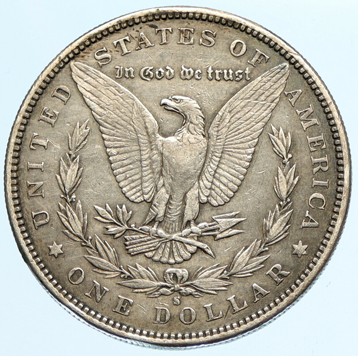 1881S UNITED STATES of America SILVER Morgan Antique US Dollar Coin EAGLE i97635