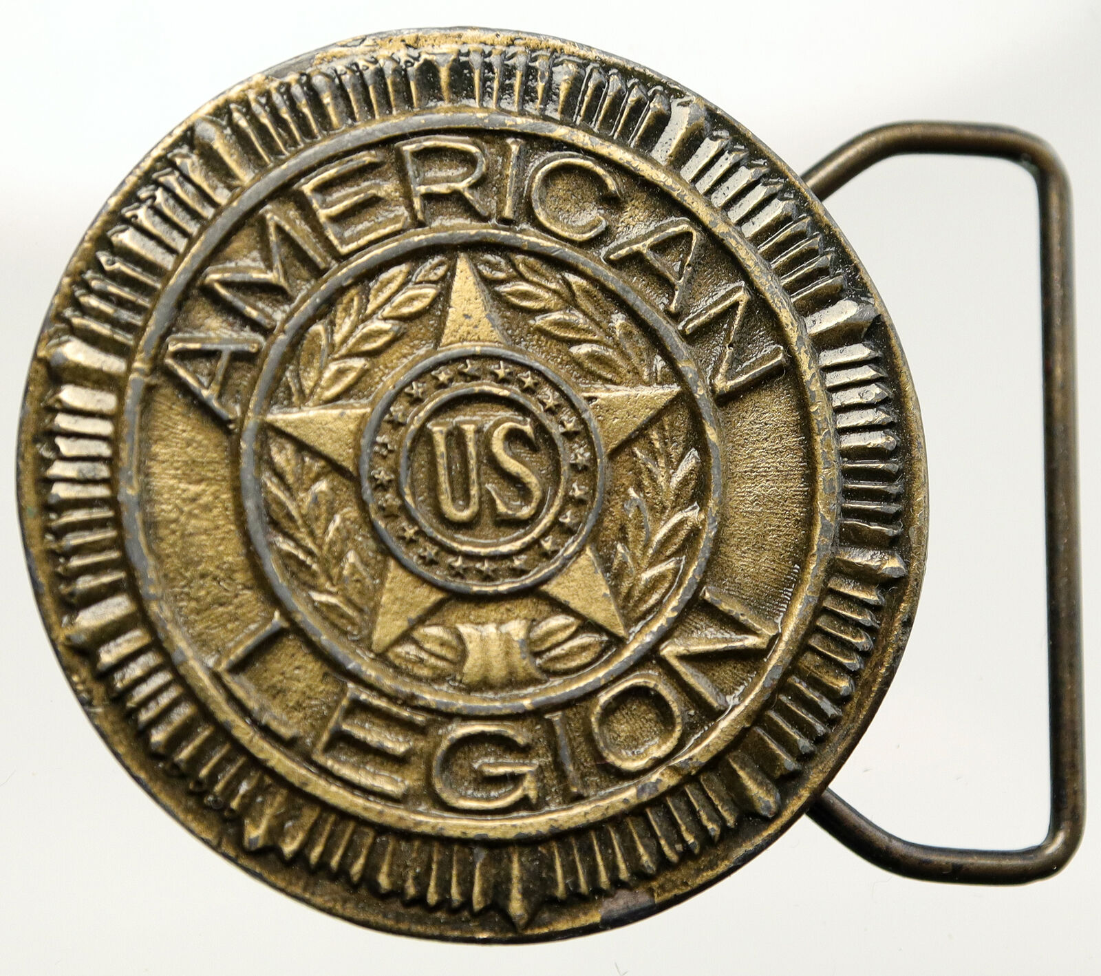 1939 United States USA American Legion MILITARY BELT BUCKLE VINTAGE Medal i93169