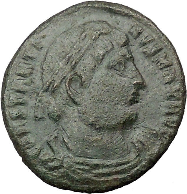 Constantine I The Great 324AD Authentic Ancient Roman Coin Wreath i31584