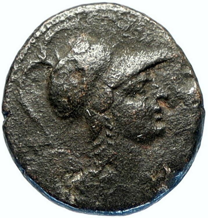 APAMEIA Seleukis ANTIQUE Ancient 38BC Authentic Greek Coin ATHENA & NIKE i97463