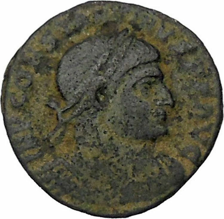 CONSTANTINE I the GREAT Ancient Roman Coin Sol with globe Sun God Cult i45860