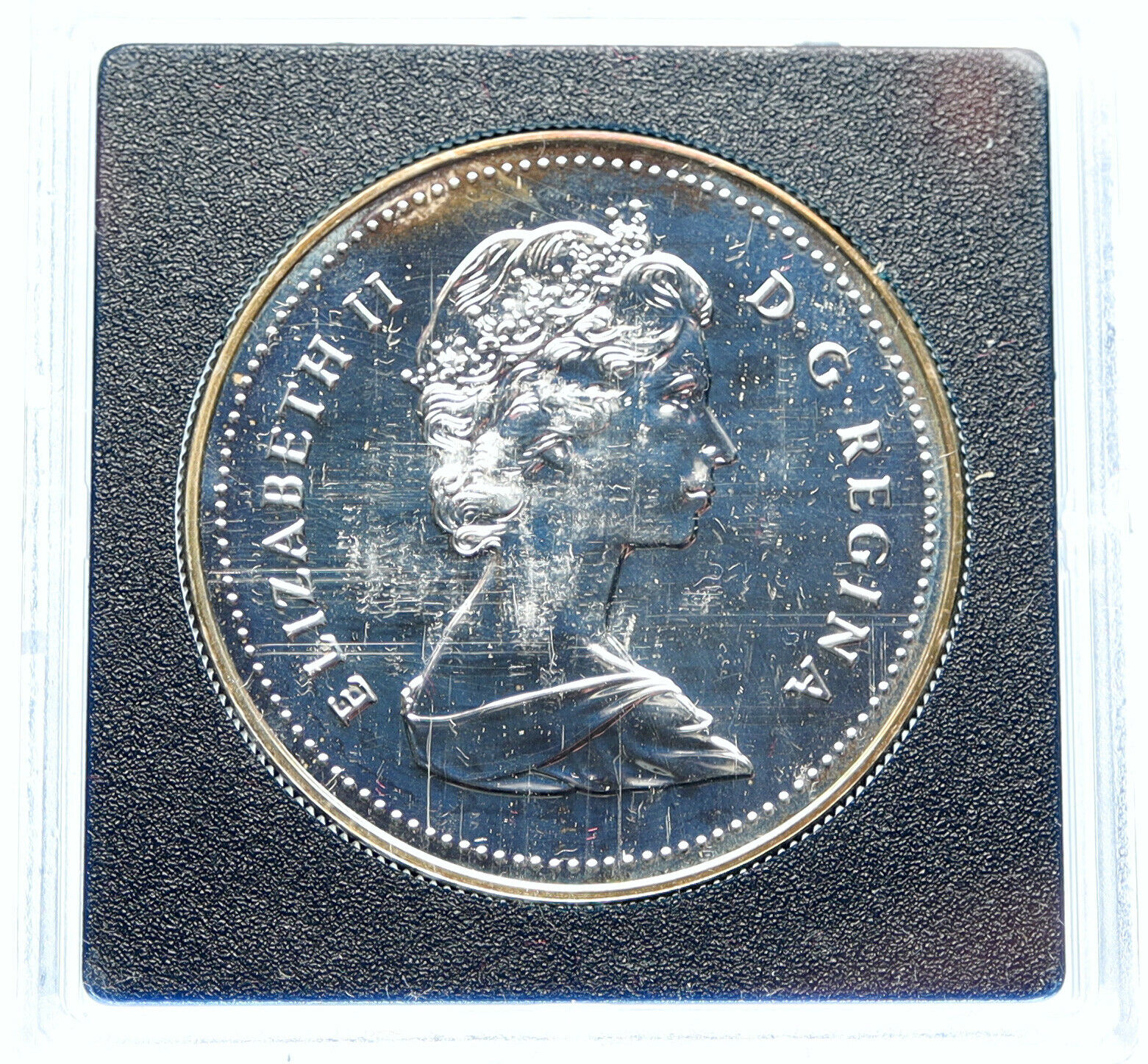 1988 CANADA UK ELIZABETH II Saint-Maurice Ironworks PF-LIKE Silver $ Coin i98314