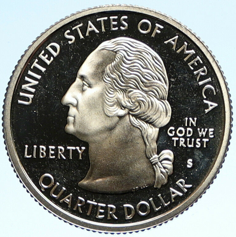 2005 S UNITED STATES USA Washington MINNESOTA Proof Silver Quarter Coin i99293