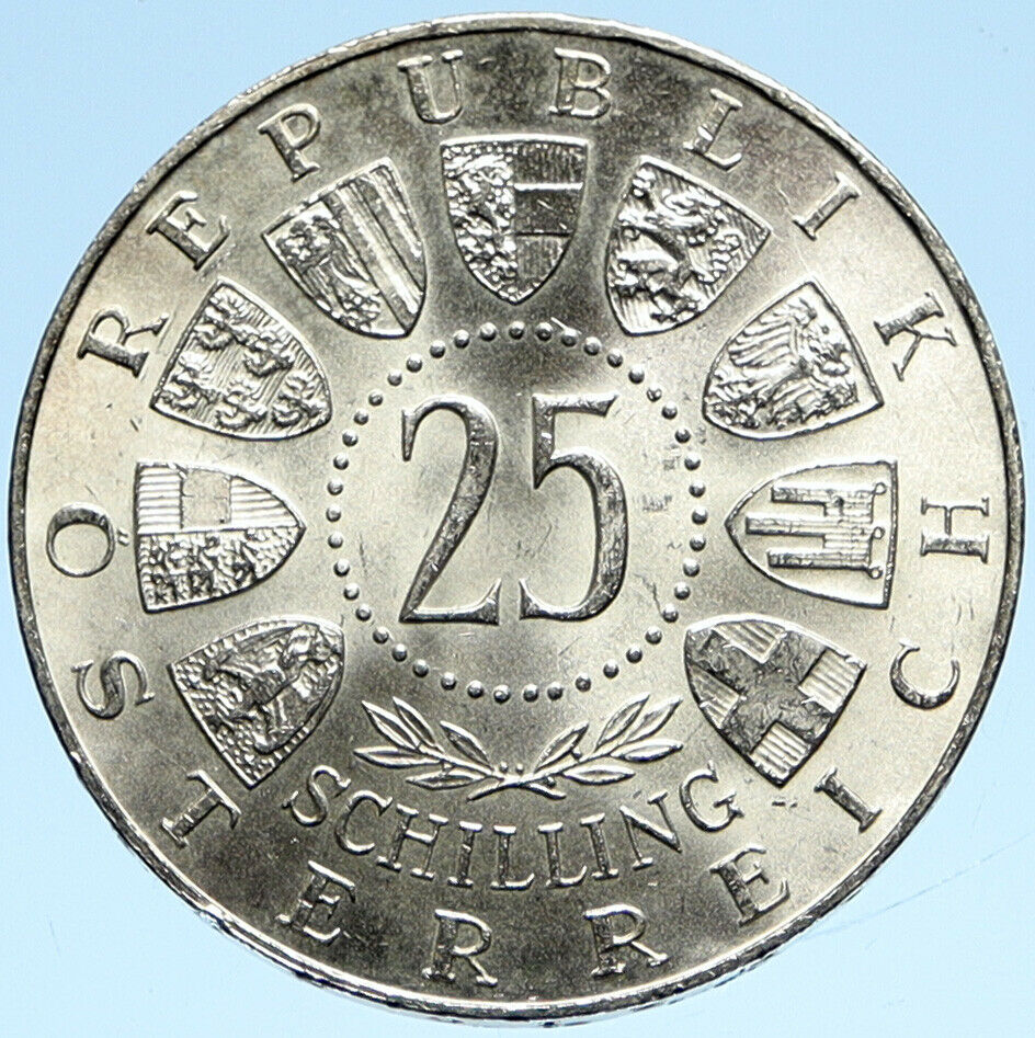 1960 AUSTRIA Carinthian Plebiscite 40th Proof Silver 25 Schilling Coin i99315