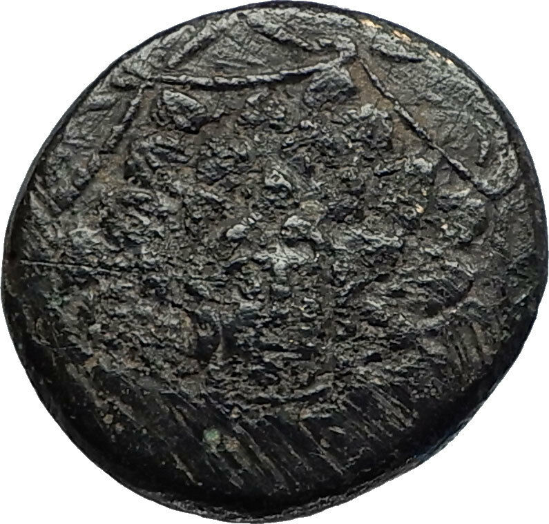 AMISOS in PONTUS 105BC Mithradates VI the Great GORGON NIKE Greek Coin i67366