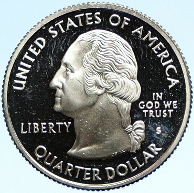 2007 S UNITED STATES USA Washington WASHINGTON Proof Silver Quarter Coin i99304