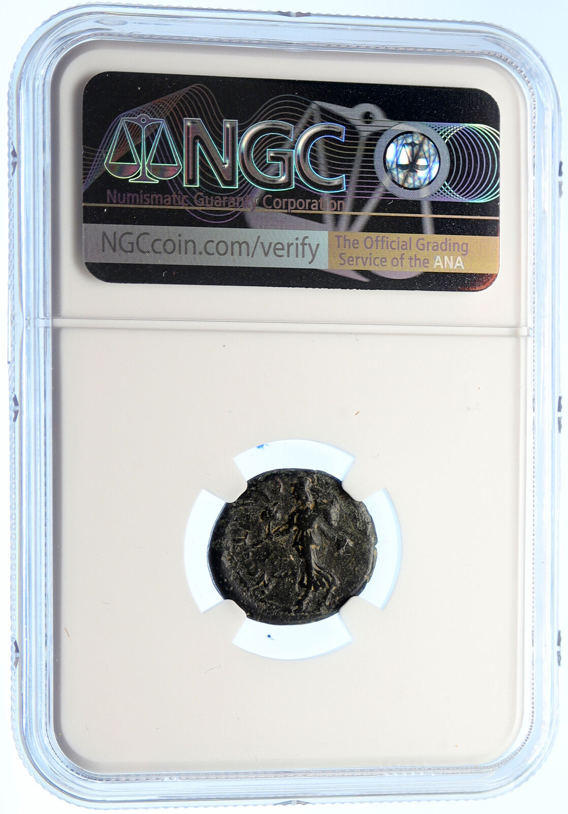 DOMITIAN Authentic Ancient 81-96AD ANTIQUE OLD Roman Coin ATHENA NGC i95574