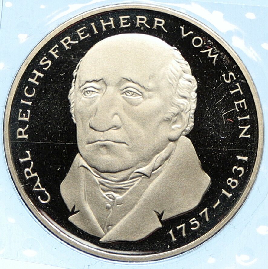 1981G GERMANY Carl Reichsfreiherr vom Stein VINTAGE PF 5 Mark German Coin i99206