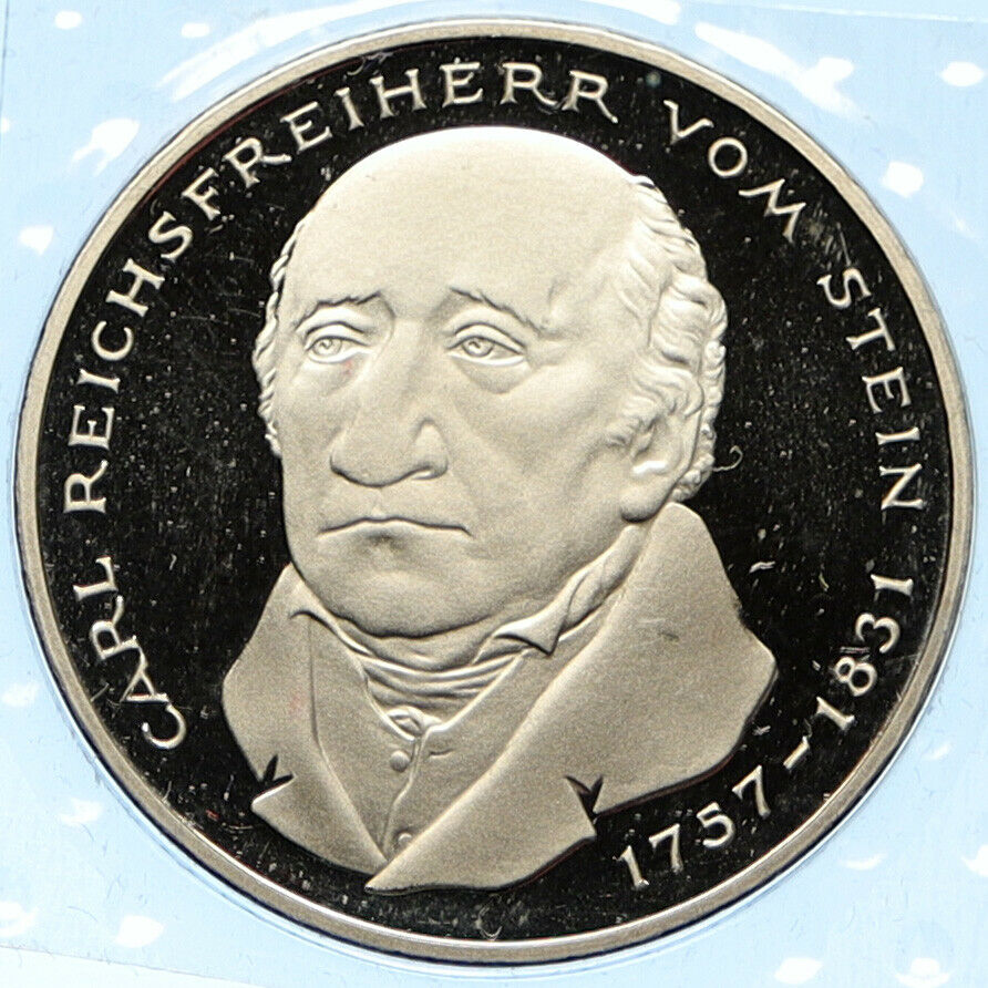 1981G GERMANY Carl Reichsfreiherr vom Stein VINTAGE PF 5 Mark German Coin i99208