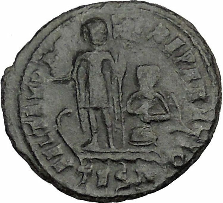 CONSTANTIUS II Constantine the Great son Ancient Roman Coin Galley i44463