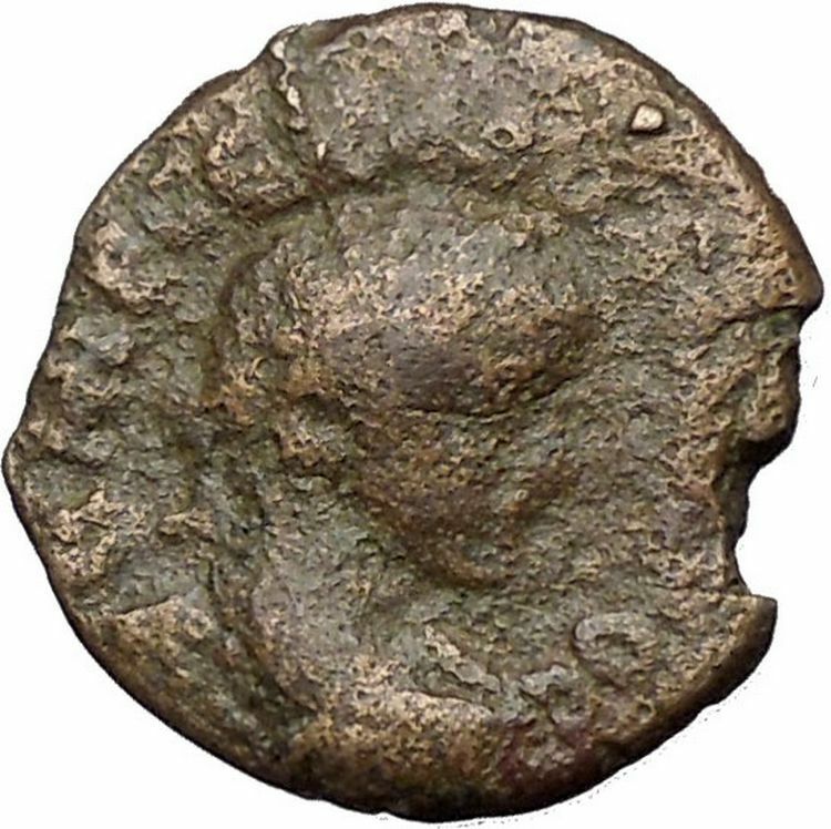 SEVERUS ALEXANDER 222AD Nicomedia Bithynia TEMPLE Ancient Roman Coin i48743