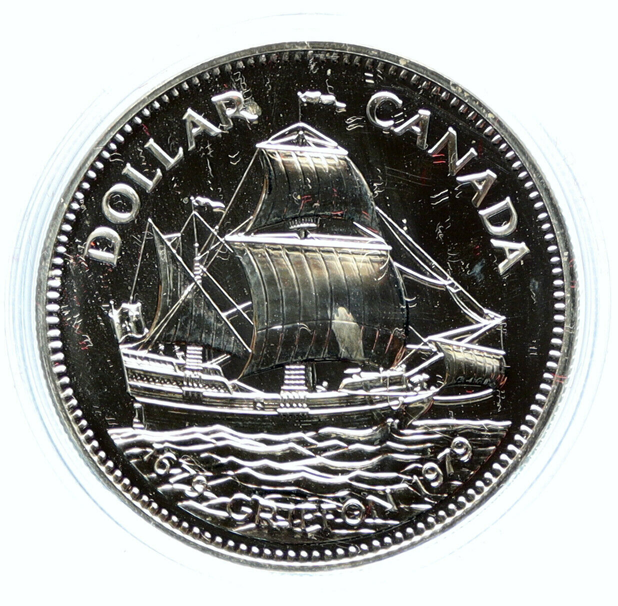 1979 CANADA Queen Elizabeth II Griffon Ship 300Y Proof-like Silver Coin i98713