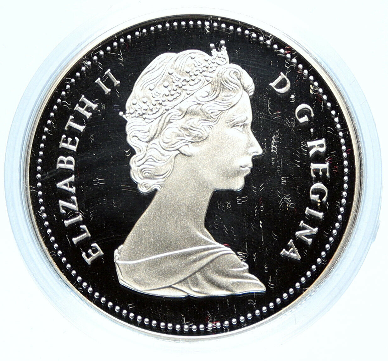 1988 CANADA UK ELIZABETH II Saint-Maurice Ironworks PROOF Silver $ Coin i98715