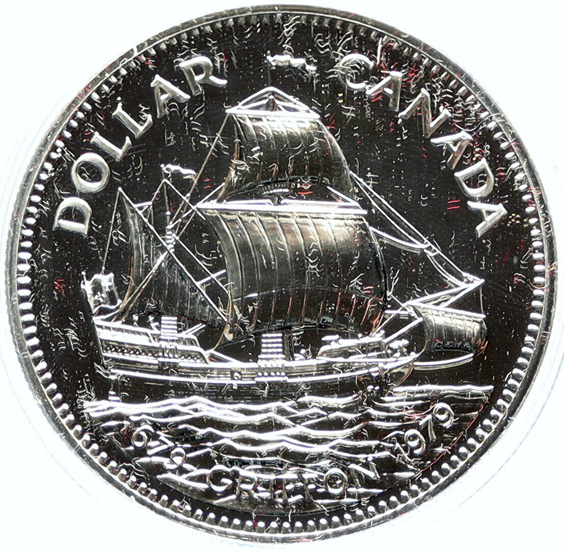 1979 CANADA Queen Elizabeth II Griffon Ship 300Y Proof-like Silver Coin i98716