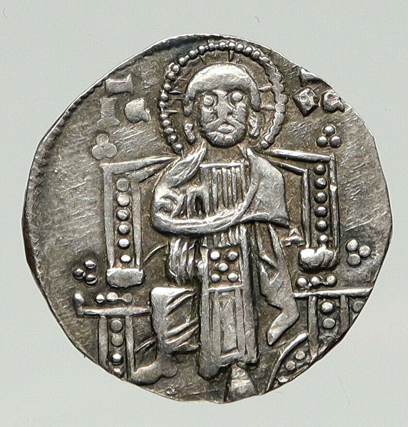 1329-39 ITALY Venice DOGE FRANCESCO DANDOLO Silver Grosso MATAPANO Coin i93226