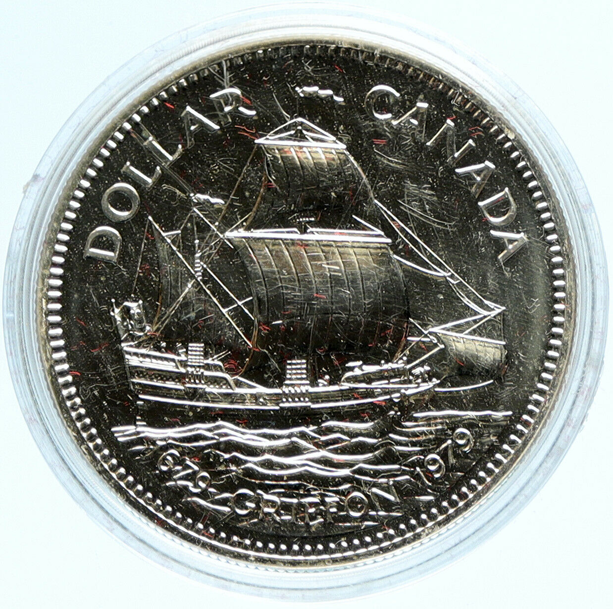 1979 CANADA Queen Elizabeth II Griffon Ship 300Y Proof-like Silver Coin i98748