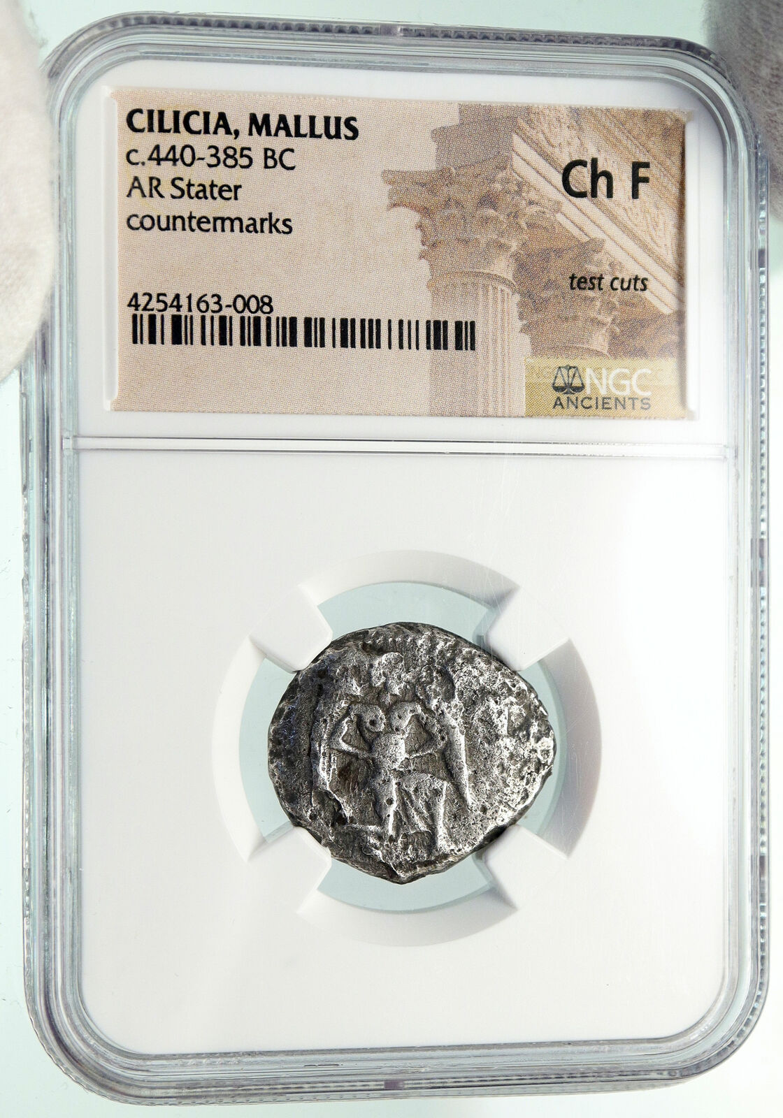 MALLOS Mallus in CILICIA Authentic Ancient 440BC Silver Greek Coin NGC i84930