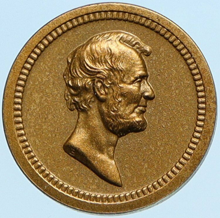 c1975-85 USA PRESIDENTS GEORGE WASHINGTON & ABRAHAM LINCOLN Vintage Medal i98166