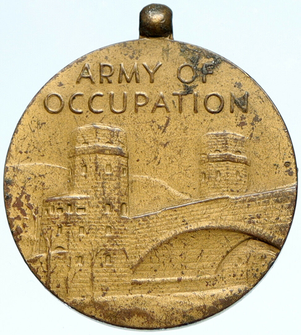 1945 USA American ARMY OF OCCUPATION of JAPAN WWII WORLD WAR II OLD Medal i98190