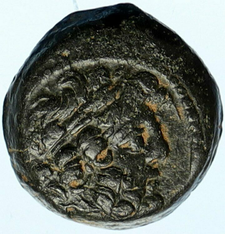 DEMETRIOS II Nikator Authentic Ancient OLD SELEUKID Greek Coin ZEUS NIKE i98531