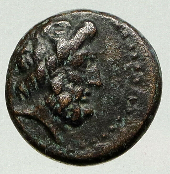 ARADOS in PHOENICIA Authentic Ancient 206BC Greek Coin w ZEUS & GALLEY i93230