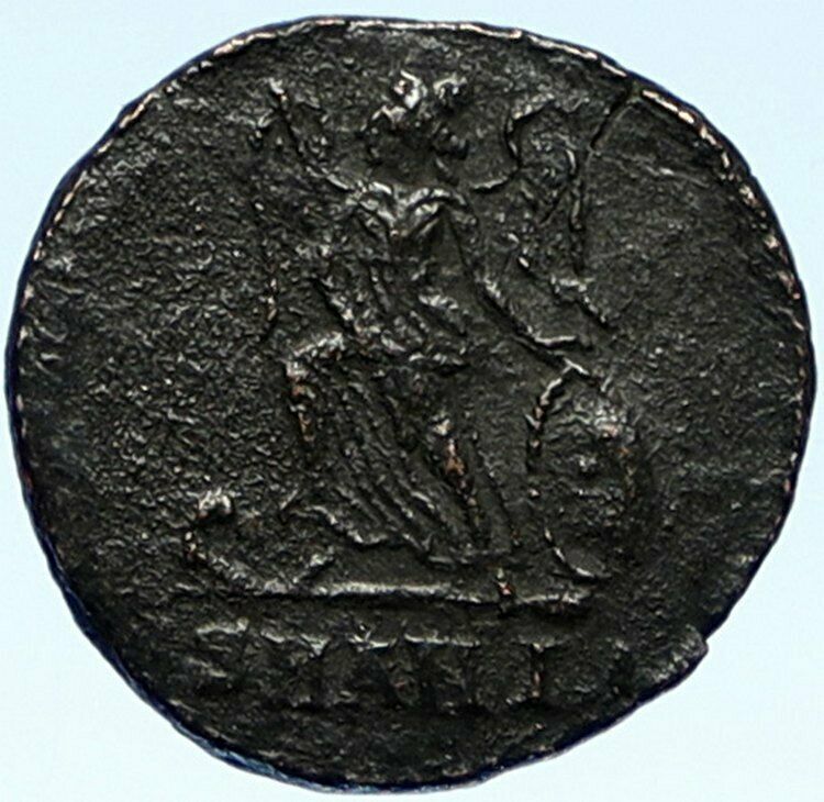 CONSTANTINE I the GREAT Founds Constantinople Original Ancient Roman Coin i99184