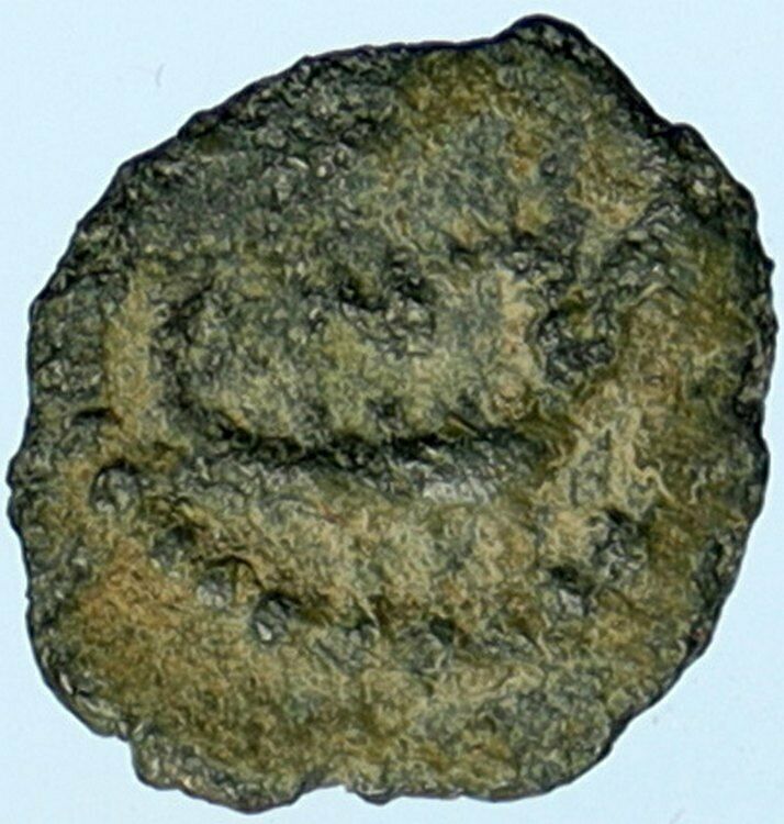 HEROD ARCHELAUS Biblical JERUSALEM Jewish Ancient Greek Pruta Coin GALLEY i98613